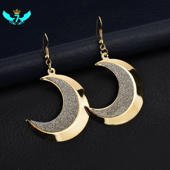

New Moon PersonalityDrop Earring Teeth To Restore Ancient Ways Ms Frosted Earrings Fashion Ear Jewelry TOA