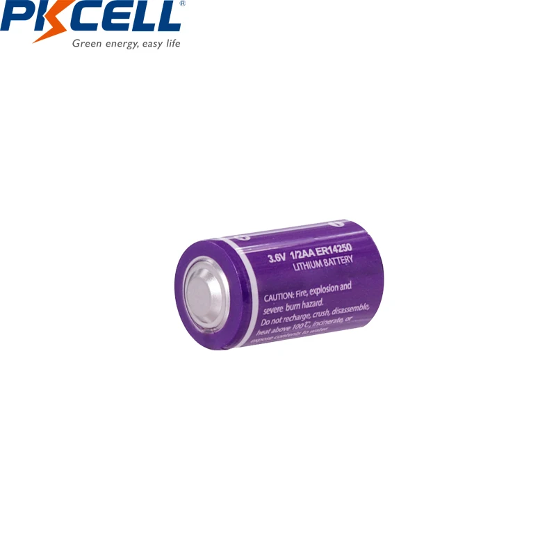 16 шт./лот PKCELL 1/2 AA батарея 3 6 V ER14250 14250 1200mAh LiSOCl2 литиевая батареи для GPS|batterie pda|battery