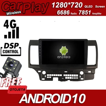 

Zinc Alloy Case Car Android 10.0 Player for Mitsubishi Lancer stereo Multimedia Wireless Carplay Bluetooth GPS Radio Head Unit