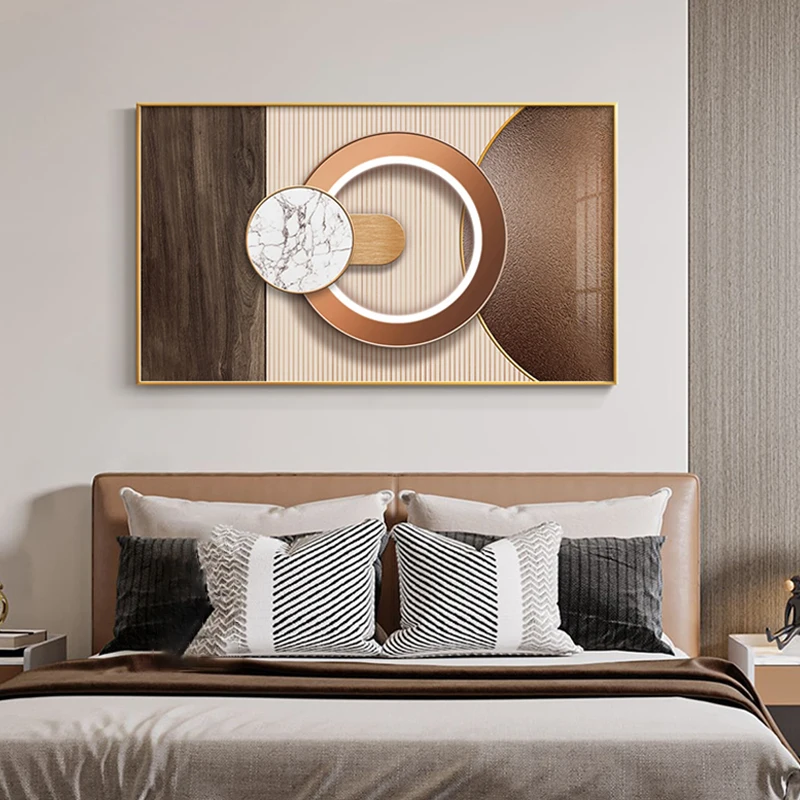 Abstract Geometric Art Canvas Painting Home Decoration Posters and Prints Minimalist Wall Art Pictures for Living Room Bedroom