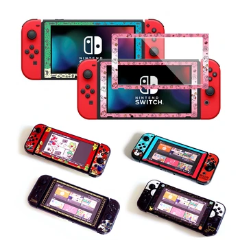 

Anime Screen Guard Protector For Nintendo Switch Console Ultra Thin Crystal Film Tempered Glass NS Accessories Color Border 9H