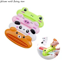 Silicone world Toothpaste Squeezers Household Cartoon Toothpaste Extruder Toothpaste Tube Squeezer Bathroom Supplies Accessories 1
