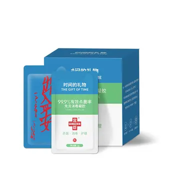 

Disposable Sanitizing Gel Hand Sanitizer Portable Antibacterial Quick-Drying Alcohol Disinfectant 50 Bags