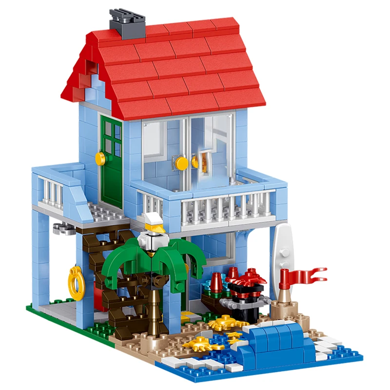 New Arrival Seaside Sightseeing House My World Building Blocks with Small Figures Lighting Effect Bricks Assembly Toys Kids Gift New Arrival Seaside Sightseeing House My World Building Blocks with Small Figures Lighting Effect Bricks Assembly Toys Kids Gift