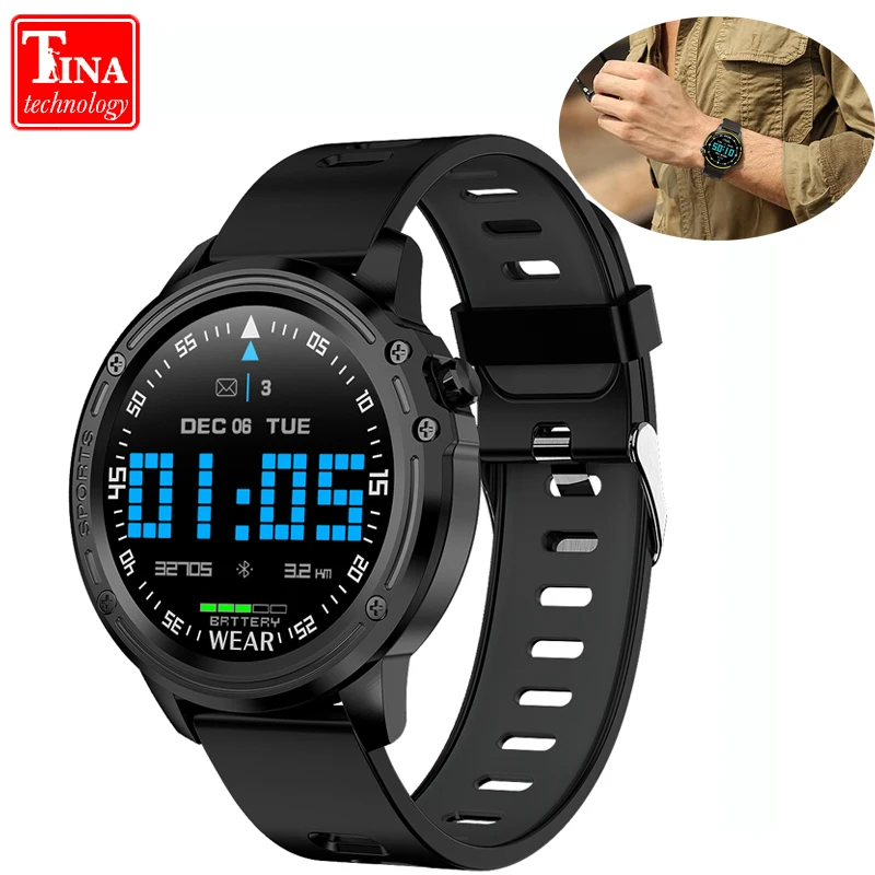 

L8 Smart Watch Men IP68 Waterproof Reloj Hombre Mode SmartWatch With ECG PPG Blood Pressure Heart Rate sports fitness watches