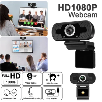 

Webcam Mini Computer PC WebCamera Webcam With Microphone Rotatable Camera Webcam Web Camera Web Cam Webcam 1080p
