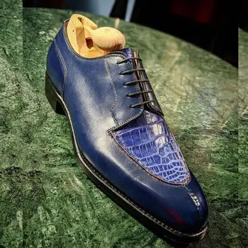 

Men Shoes Fashionable Pu Leather Lace-up Boots Handmade Casual Formal Stylish Autumnchelsea Boots Zapatos De Hombre AH037