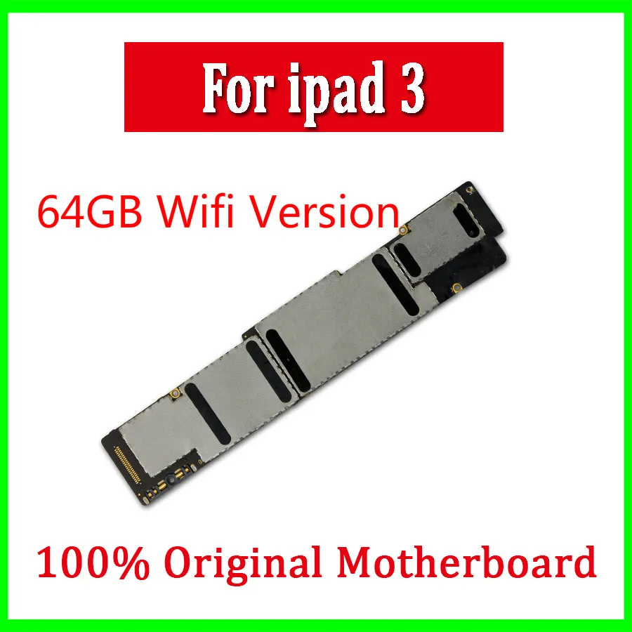 Wifi версия для iPad 3 материнская плата с системой IOS материнская плата для iPad 3 разблокированная материнская плата 16 ГБ 32 ГБ 64 ГБ A1403 хорошо работает