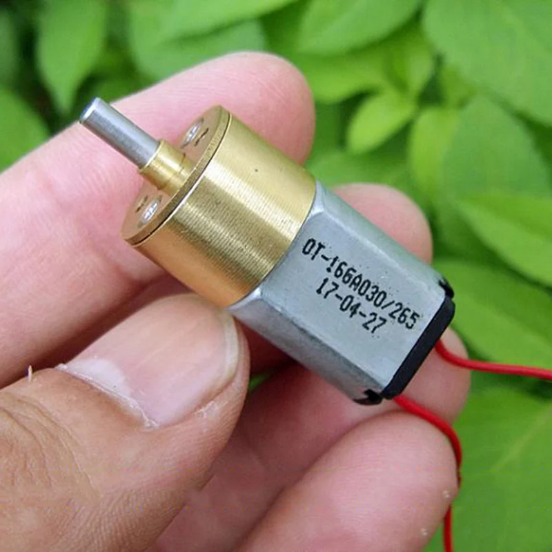 

DC 3V 285RPM Micro Mini 16mm Full Metal Gear Motor Slow Speed Reduction Precision Gearbox DIY Robot Car Lock