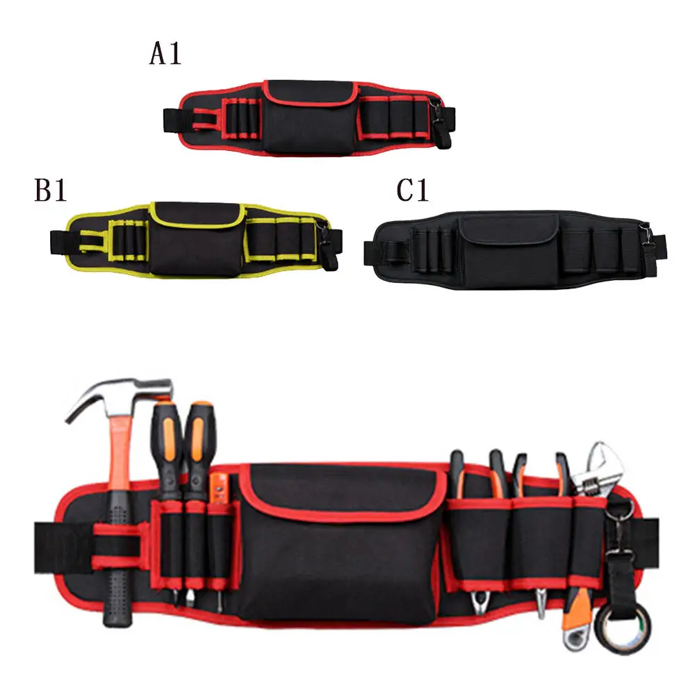 Портативная сумка для электроинструментов, поясной карман, сумка для инструментов, многофункциональная сумка для ремонта, набор ручных инструментов, сумки