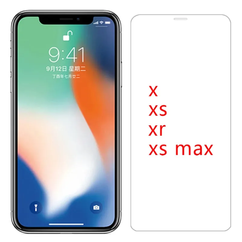

3pcs 9H HD Protective Glass For iPhone X XS 11 12 Pro Max XR 12 Mini Armor Screen Protector Glass on iPhone 7 8 6 6S Plus 5S SE