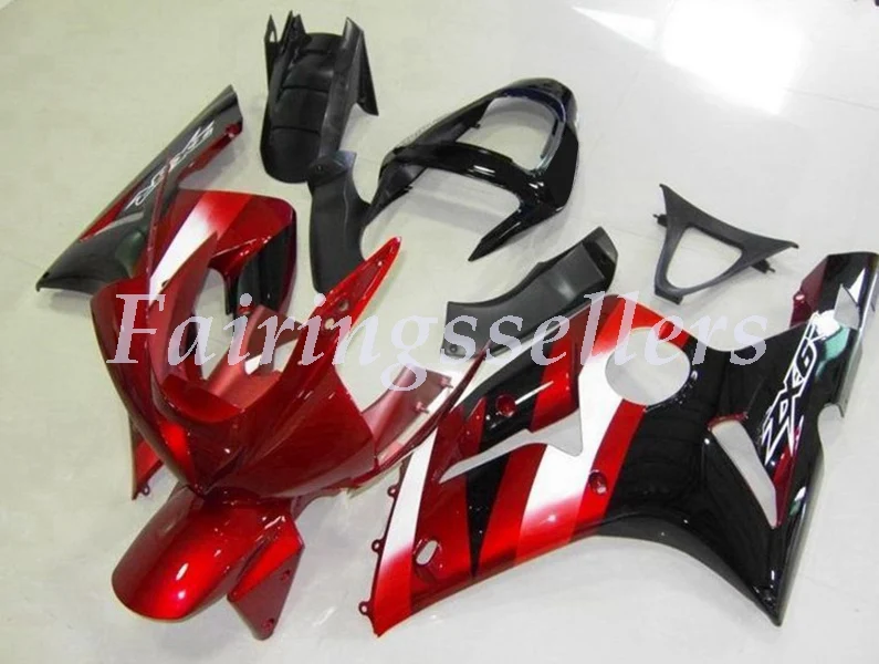 

OEM Quality TOP Injection Mold Motorcycle New ABS Fairings kit Fit For kawasaki Ninja ZX-6R ZX6R 636 2003 2004 Red Black