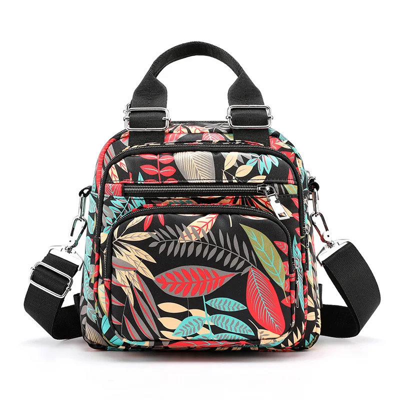 Женский Многофункциональный школьный рюкзак принт слон нейлоновый водоотталкивающий рюкзак для подростков девочек школьные сумки Mochila - Цвет: C