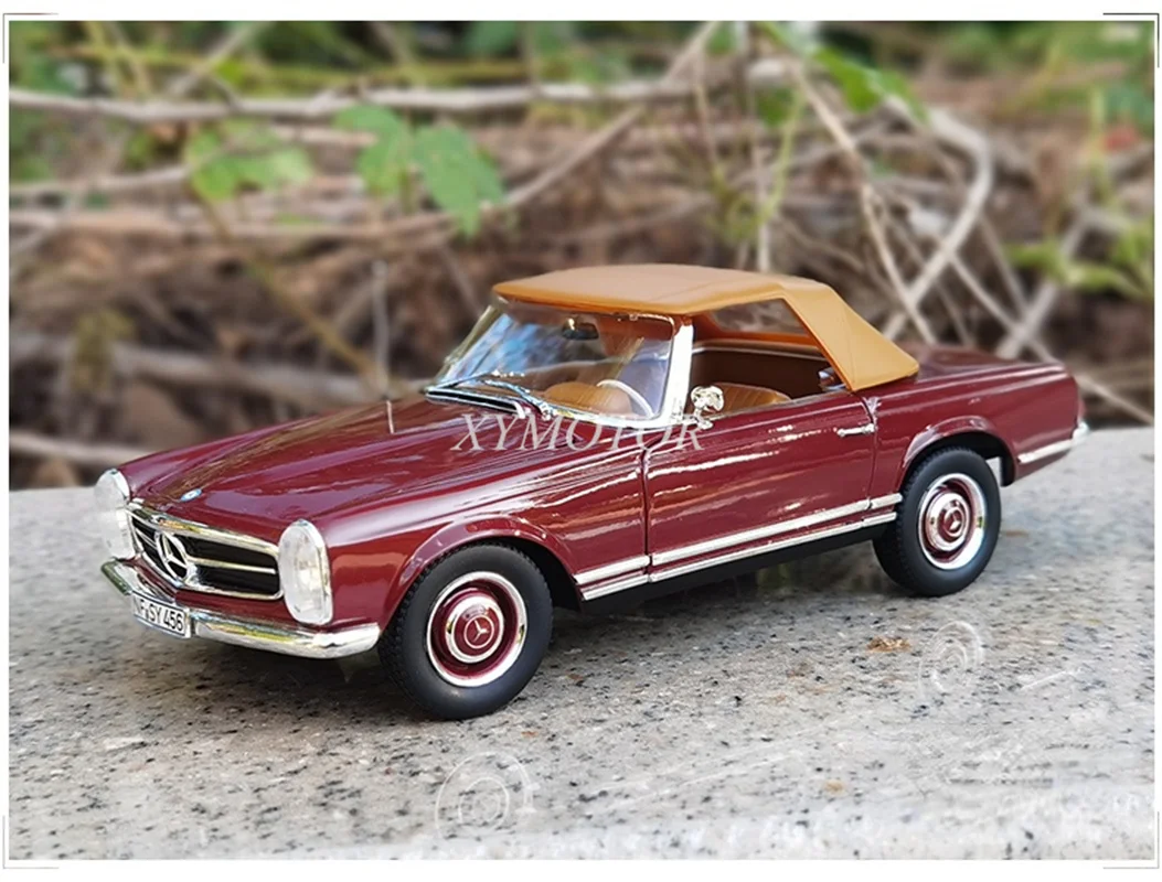 

NOREV 1/18 For Benz 230 SL 1963 Convertible Metal Diecast Model Car Kids Boys Girls Toys Gifts For Display Collection Ornaments