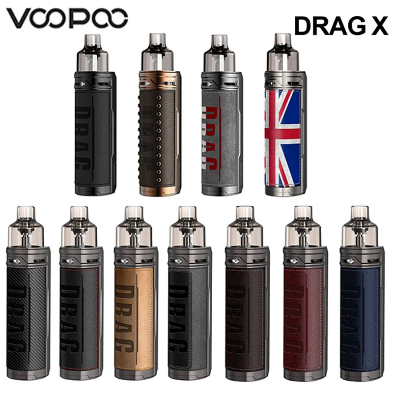 VOOPOO arrastrar X Mod Cápsula de 80W 4,5 ml PnP Pod tanque GENE TT Chip E-cigarrillo electrónico vaporizador Sistema de vaina de Vape Kit del arrastre S