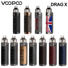VOOPOO glisser X Mod Pod Kit 80W 4.5ml PnP Pod Tank GENE.TT puce e-cig Cigarette électronique vaporisateur Pod système Vape Kit VS glisser S
