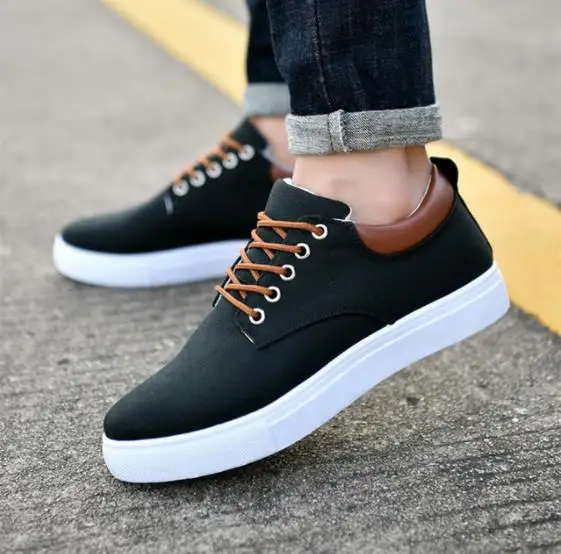 Повседневные туфли из искусственной кожи высокого качества на плоской подошве; мужские низкие кроссовки на шнуровке; tenis masculino adulto; NanX45 - Цвет: BZK-105