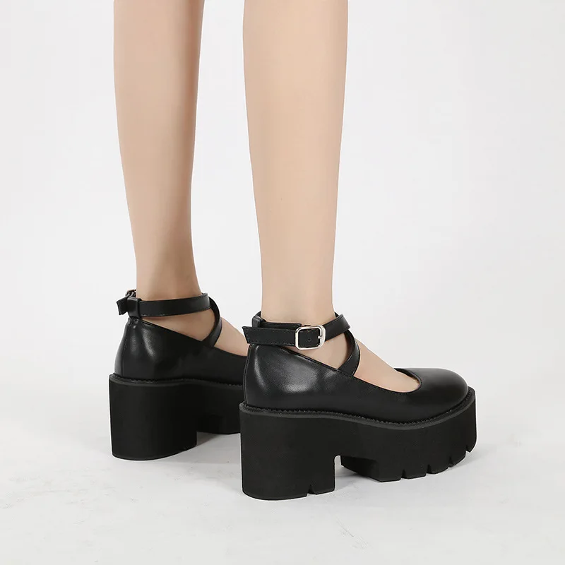 【1807】INF-008 GOTHIC LACE UP 大人気 サンダル 送料関税込 1807*日本未*1807 GOTHIC LACE UP 厚底キャンバスサボ/サンダル