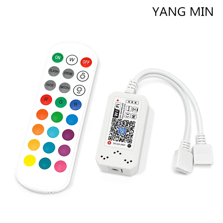 

Bluetooth Music LED Controller with IR Remote for RGB LED Light 5050 LEDs Tape Strips Music Sync DIY Colors Timing Smart APP