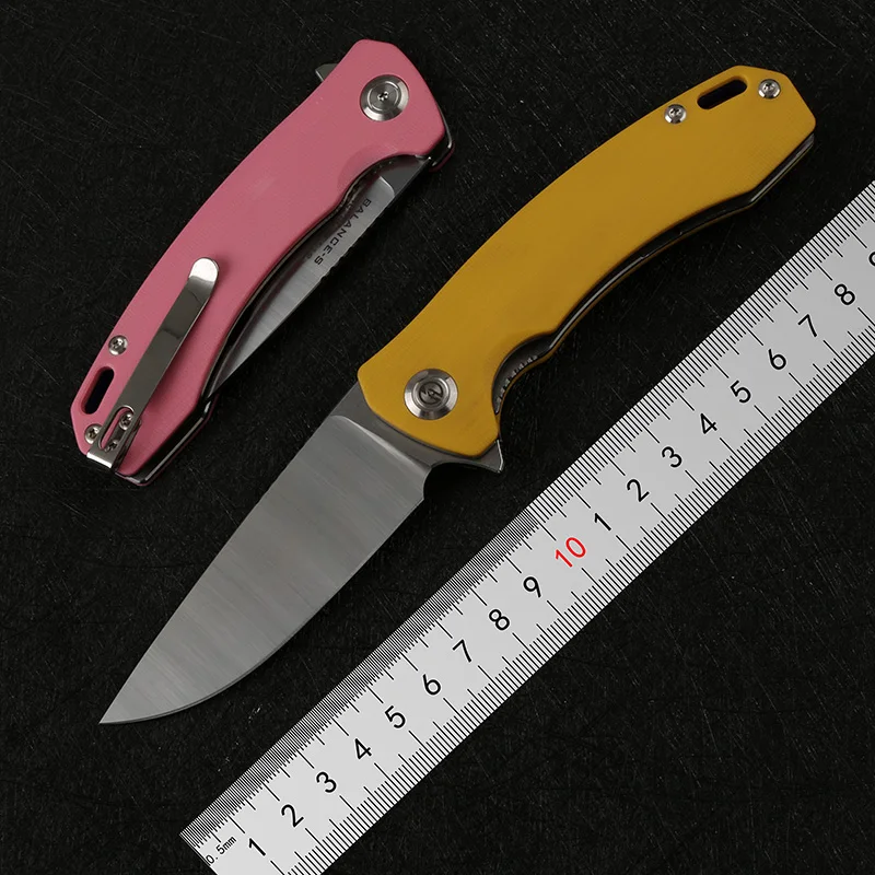 

DICORIA MAXACE SALANC-S folding knife 14C28N blade KVT ball bearing G10 handle camping hunting outdoor Survival knives EDC Tools
