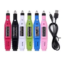 USB полировщик для ногтей портативная ручка для маникюра многофункциональный инструмент для дизайна ногтей для домашнего магазина