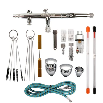

Double Action Mini Paint Airbrush Makeup Airbrush Paint Set Facial Tattoo Art DIY Gundam Model Tool 13cc