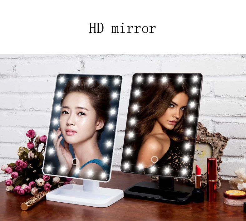 Bluetooth аудио зеркало для макияжа светодиодный светильник осветительное зеркало туалетное зеркало креативное Новое модное Подарочное зеркало