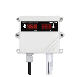Transmetteur de capteur de température et d'humidité, sonde intégrée, compteur de température et d'humidité de haute précision 485 4 20ma PE en option 
