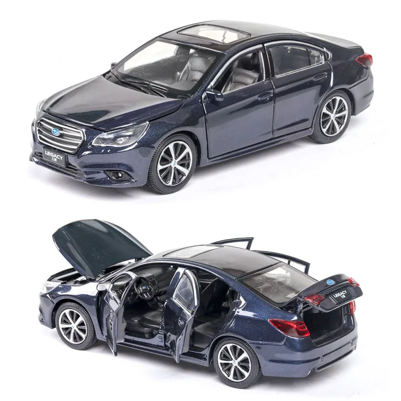 1:32 Subaru Legacy модель автомобиля литая игрушка модель автомобиля звук и светильник детская игрушка коллекционные вещи