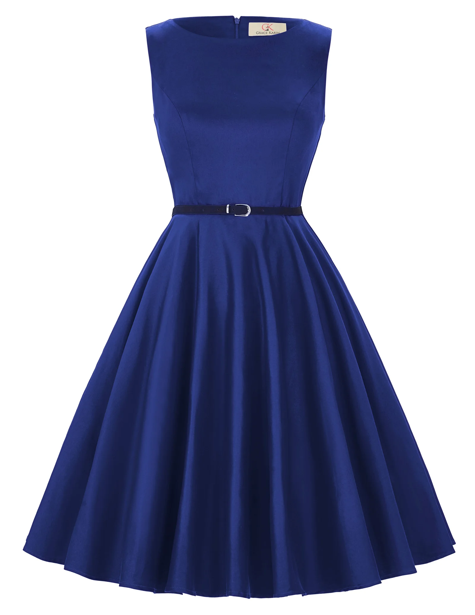 Женское летнее платье с цветочным принтом Хепберн 50s 60s ретро винтажное платье трапециевидной формы для вечеринок с поясом размера плюс