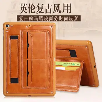 

Ultra Slim Hand Holder PU Leather Cover For Apple ipad mini 1 2 3 4 A1599 A1550 Smart With Auto Sleep Wake up Shell+Stylus Pen.