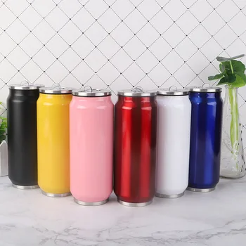 

Stainless Steel Thermos Creative Cola Bottle Cup Water Bottle Thermos Car Simple Water Cup Travel Portable Water Bottle