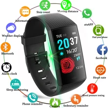 BINSSAW Smartwatch Sport 1.14 Screen Smart Band Fitness Activity Watch Blood Pressure Sleep Tracker  Alarm Clock for IOS Android