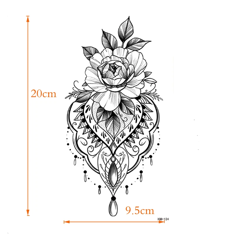 Подвеска водостойкая временная татуировка Мужская Татуировка боди-арт татуажи красота временные Хна Татуировки рукава тату наклейка