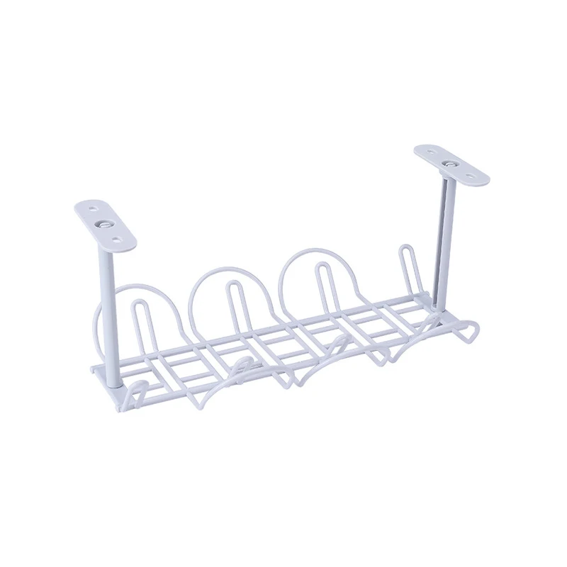 1 Pcs Power Wire Finishing Frame Table Bottom Socket Organizer Rack Home Multipurpose Free Punch Router Plug Hanging | Дом и сад