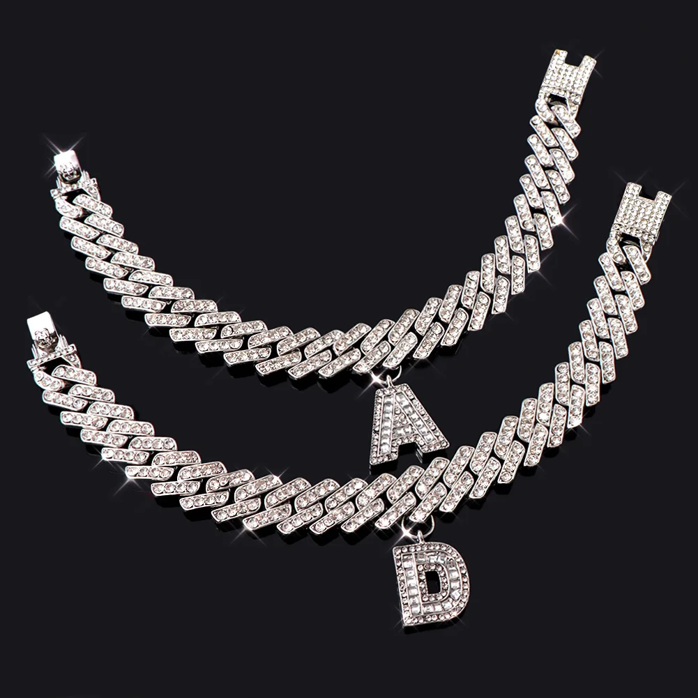 Chain Layered Initial Anklet - Image 5