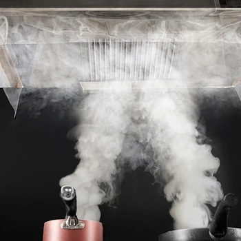 

Hood Anti-smoke Cover Smoke Shield of Oil Fume Hood Absorbs Smoke Oil PVC Transparent J99Store