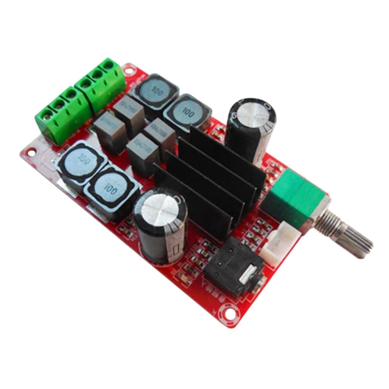 XH-M189 Digital Power Amplifier Board TPA3116D2 Dual Channel Stereo Audio Amp High DIY 2X50W DC 5-24V | Электроника