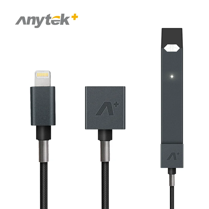 USB-кабель Anytek для вейпа Juul зарядное устройство магнитный с двойным портом