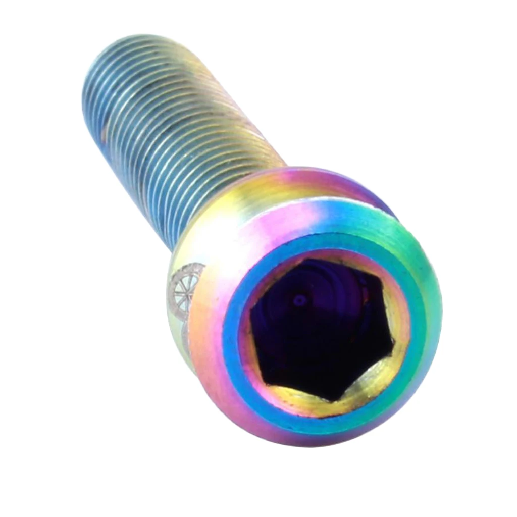M6 X 30mm Bicycle MTB Bike Column Headset Stem Top Cap Titanium Bolt Screw
