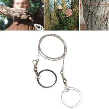 

1pcs Saws Emergency Outdoor Survival Wire Rope Chain Portable Wire Saw Blade Life-saving Survival Wire Saw