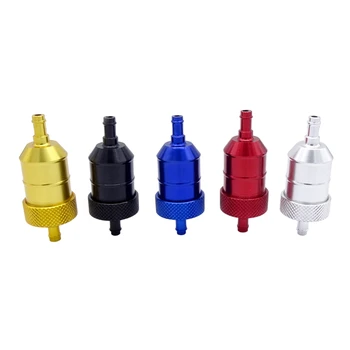 

1 Pcs Motorcycle Oil Fuel Filter Scooter Gasoline Filters Aluminum Universal For Suzuki Yamaha Harley Motocross Petrol Tank