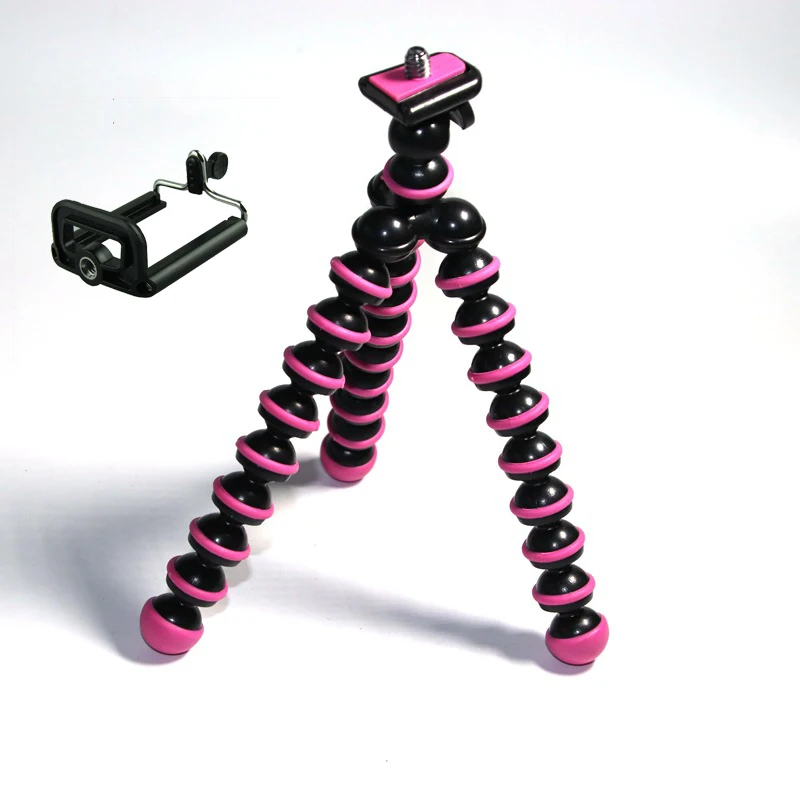 Большой Гибкий штатив-тренога Gorillapod для телефона, мобильного телефона, смартфона Dslr и камеры, настольный мини-штатив - Цвет: Red