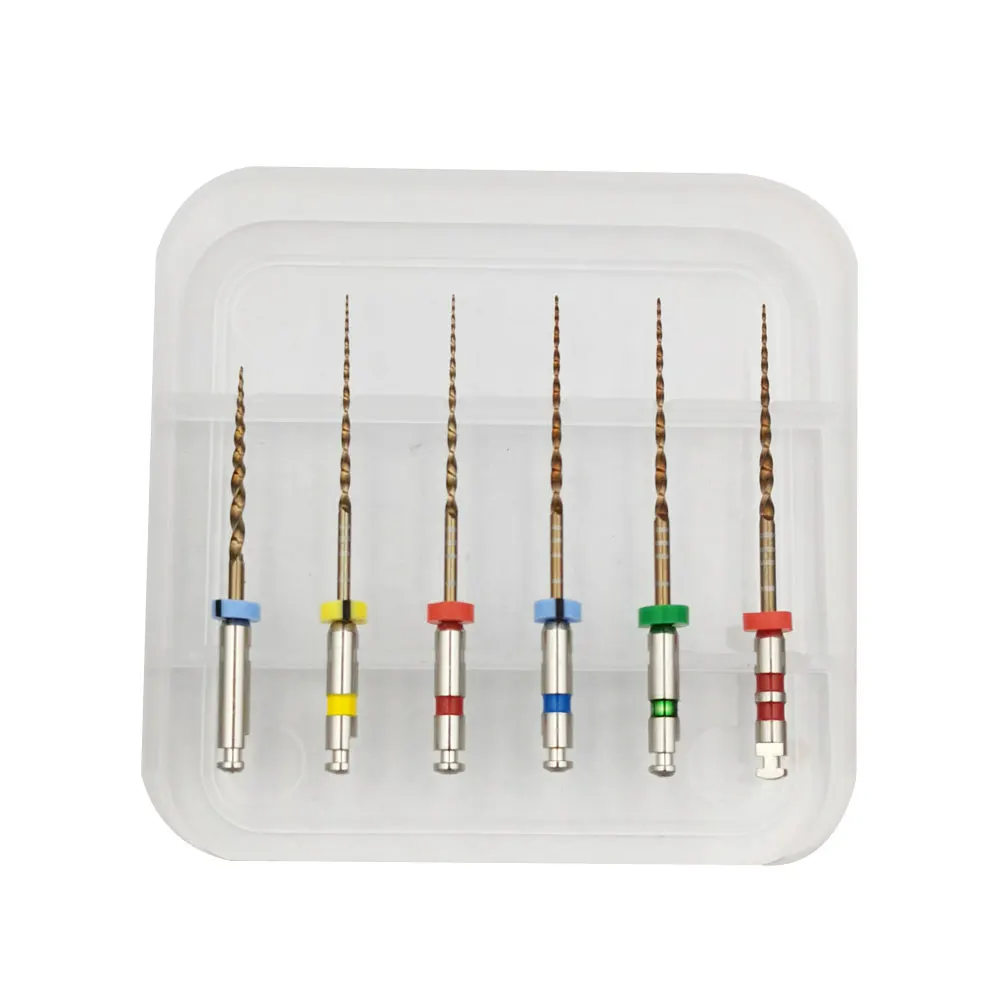 Dental PRO-FLEXI Files NITI Endo Files 25# 4% Heat Activation Function Golden Files Dental Endodontic Files Dental Instrument 3