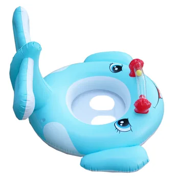 

Rooxin Whale Baby Swimming Ring Pool Float Swimming Seat Anti Rollover Inflatable Circle Rubber Ring for Kids Summer Party Toys