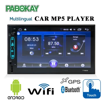 

Fy6503 multilingual wifi 7 Inch Touch Screen Car MP5 Player GPS Sat NAV Bluetooth Stereo Retractable Radios Camera Support