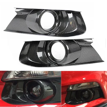 

Carbon Fiber Front Bumper Fog Light Bezel Cover for Ford Mustang GT 2015-2018