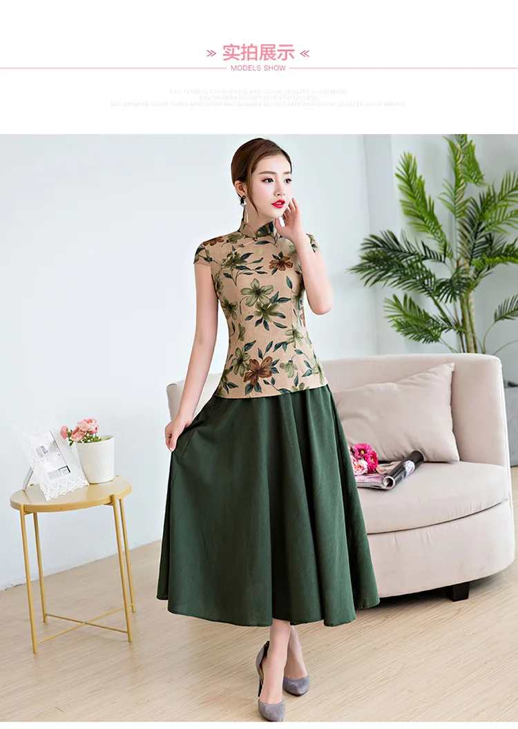 Длинные свежая модная Cheongsam для любителей литературы и искусства для похудения Детский жакет из денима для девочки; Slim Fit платье чонсам