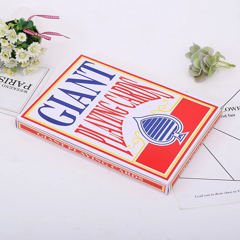 

A4 Playing Cards Export Casual Entertainment Playing Cards 9 Times Large Size Magic Poker