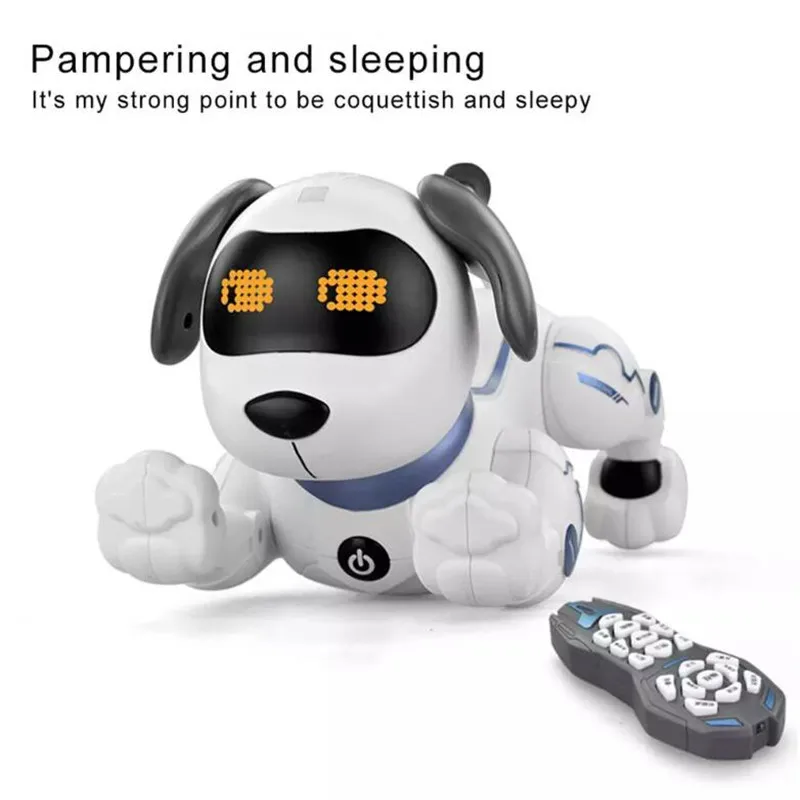 Электронные Домашние животные RC робот собака интеллектуальная программа музыка